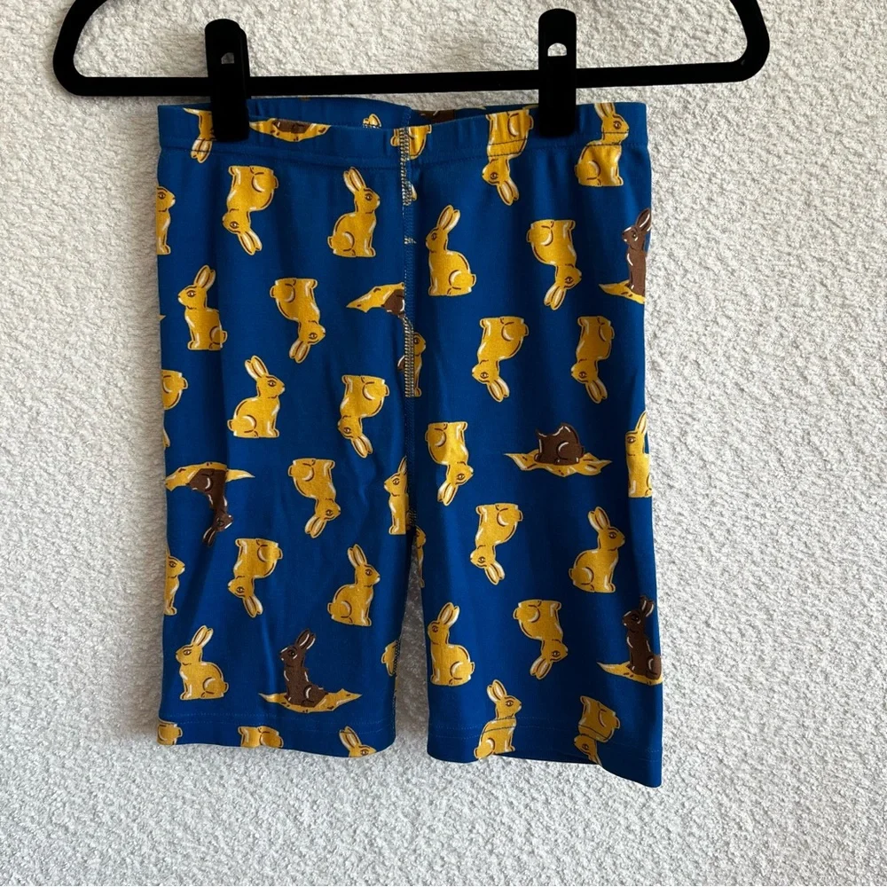 Hanna Andersson Girls Easter Choco Bunny Pajamas‎ Bottoms Shorts Size 14